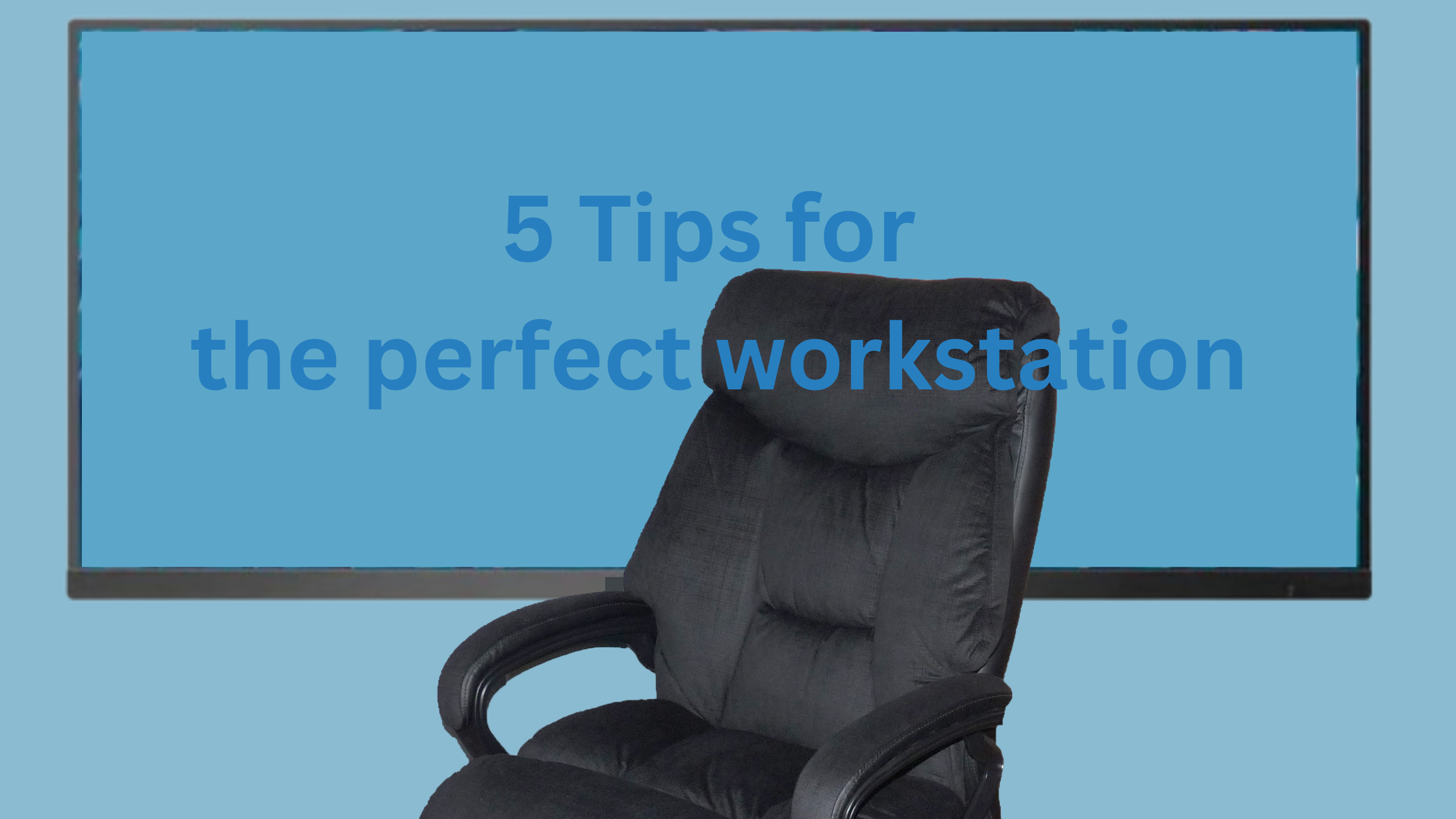 black office chair